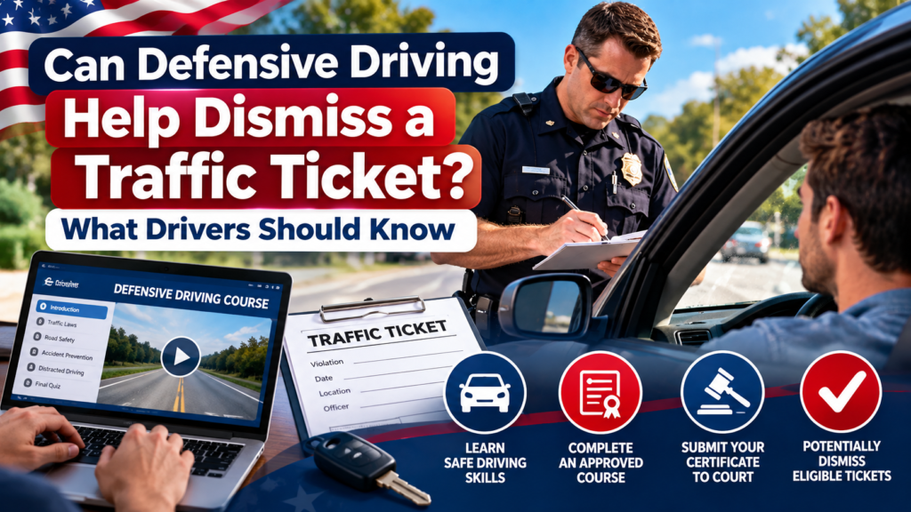 Can Defensive Driving Help Dismiss a Traffic Ticket? What Drivers Should Know 2 Can Defensive Driving Help Dismiss a Traffic Ticket?
